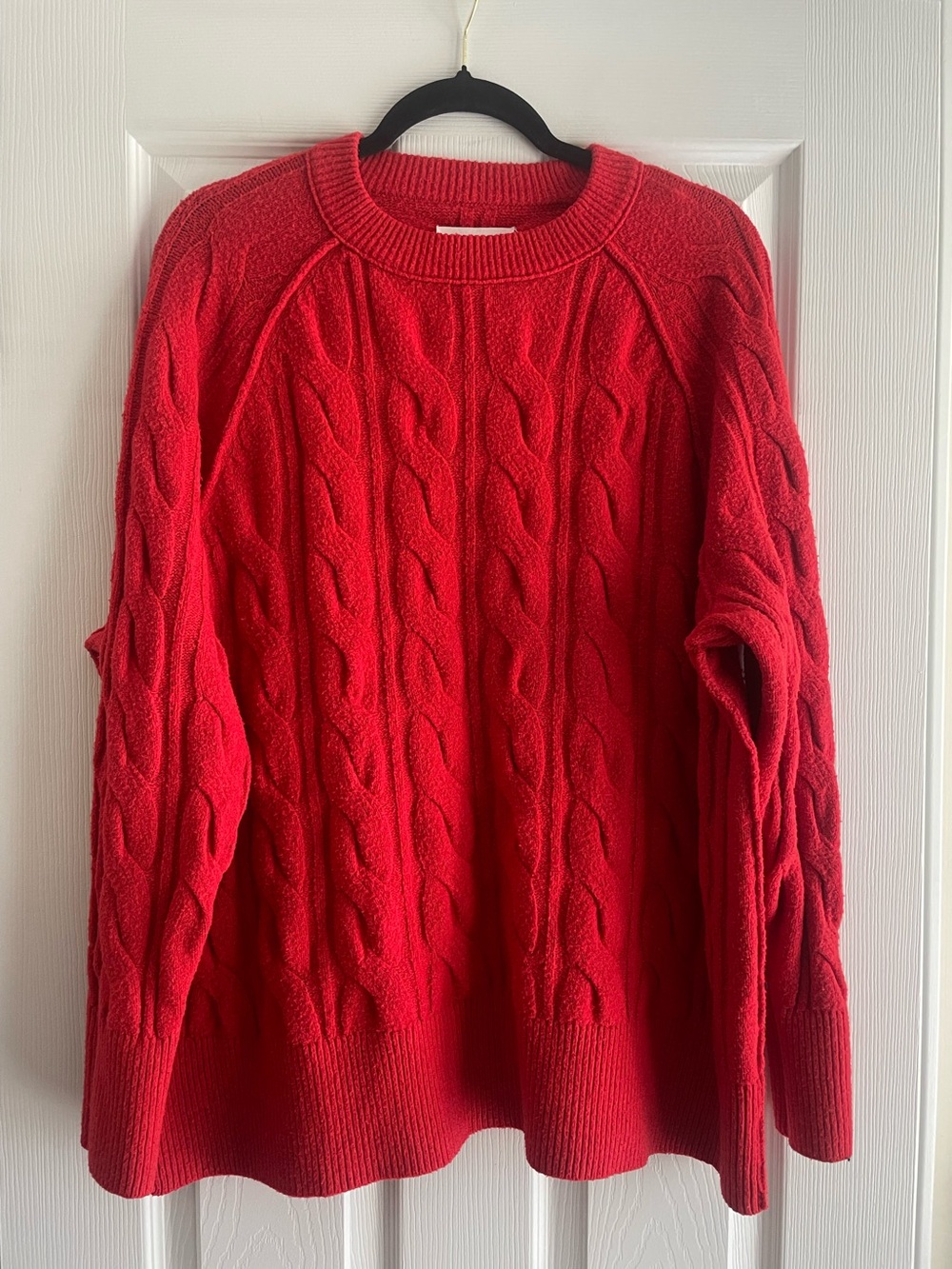 AERIE Cable-Knit Crewneck Sweater